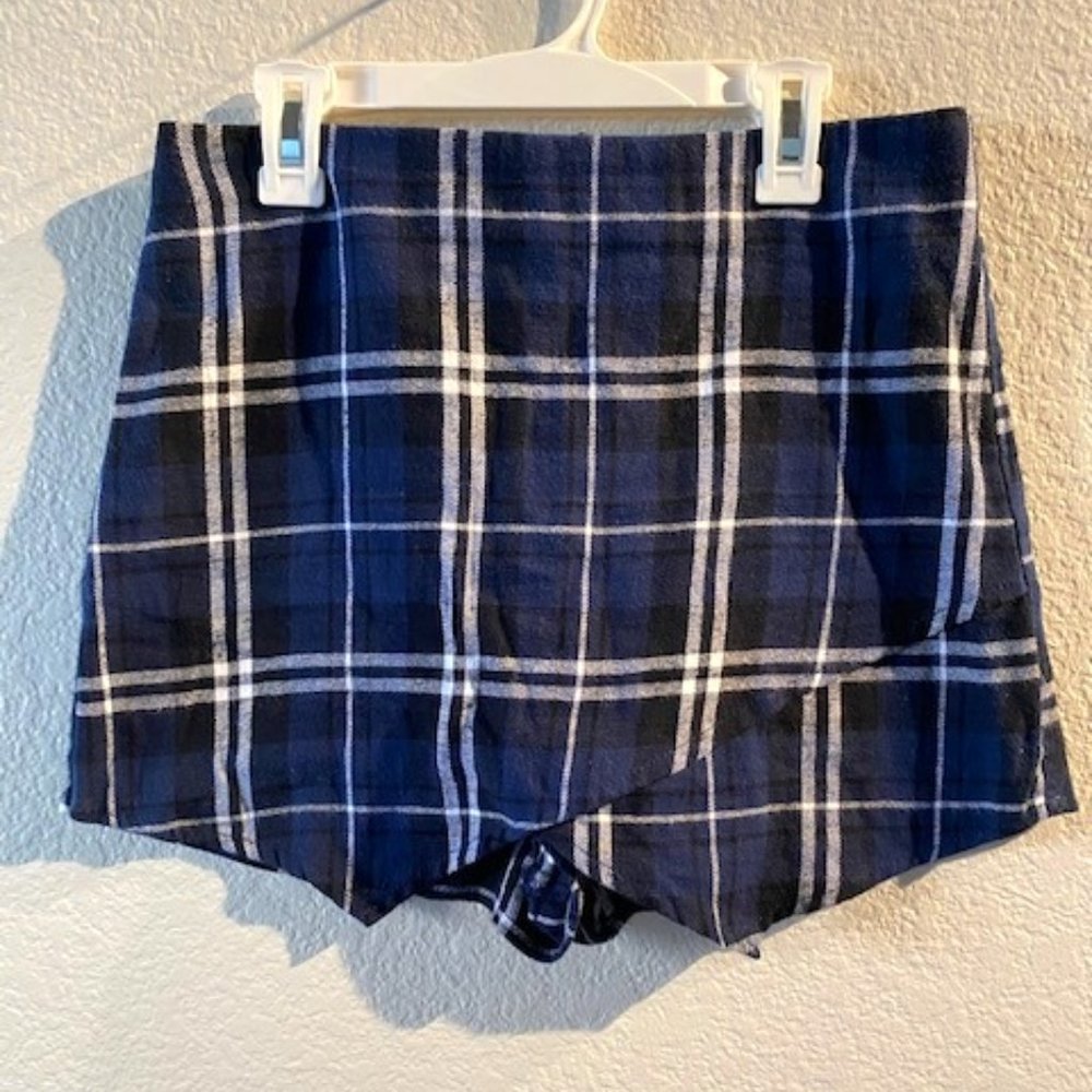 Plaid Skort